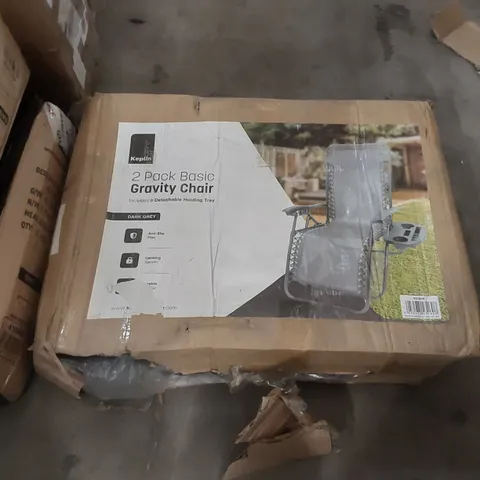 BOXED KEPLIN 2 PACK OF GRAVITY CHAIRS
