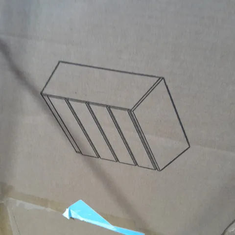 BOXED UNKNOW BRAND 4 DRAW CHEAT OF DRAWS / HANDLE LESS / COLLECTION ONLY 