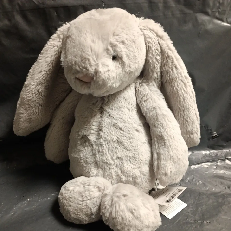 JELLYCAT BASHFUL SILVER BUNNY SOFT PLUSH TOY