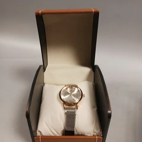LADIES LA BANUS WATCH – QUARTZ MOVEMENT – METAL STRAP WITH MAGNETIC CLASP