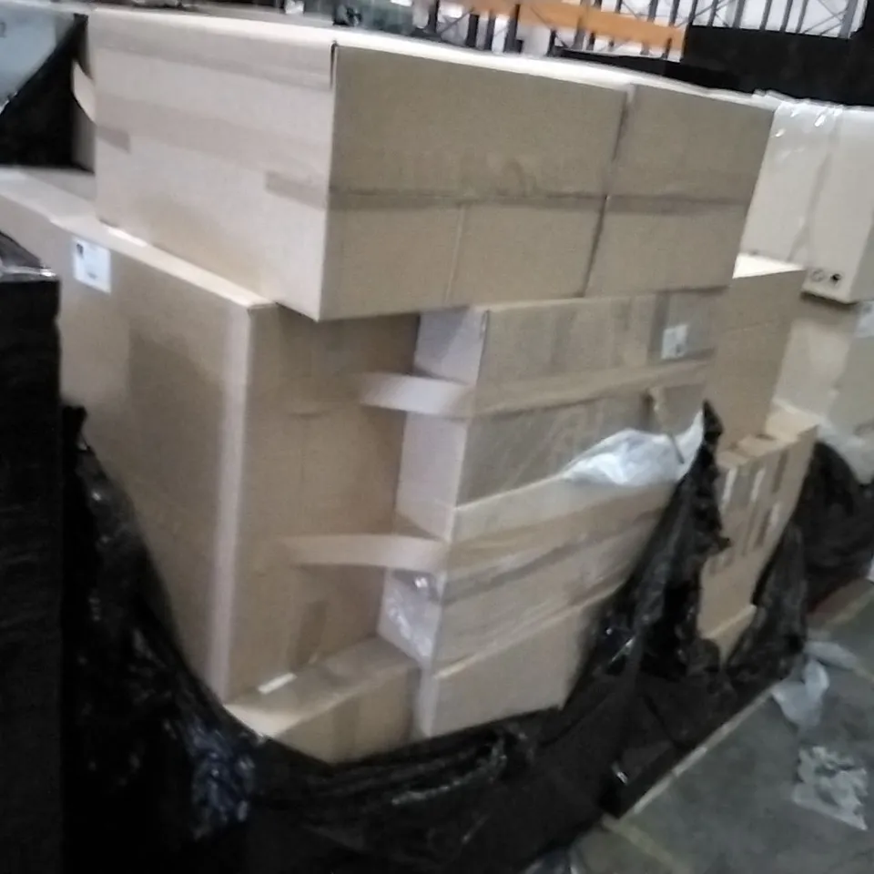 PALLET OF ASSORTED BATHROOM FURNITURE UNITS, WC CARCASSES ECT