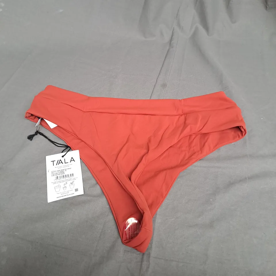 TIALA HIGH WAISTED BREIF IN ORANGE - XL