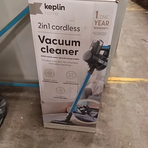BOXED KEPLIN HOME 2 IN 1 CORDLESS VACUUM CLEANER