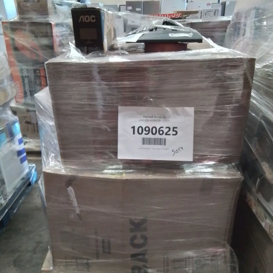 PALLET OF APPROXIMATELY 16 UNPROCESSED RAW RETURN MONITORS TO INCLUDE;
