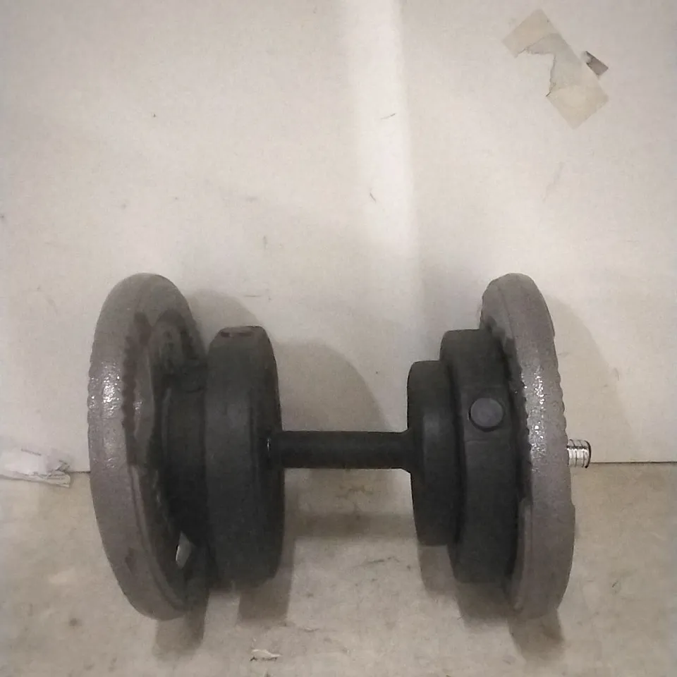 (NO PACKAGING) 27KG DUMBELL