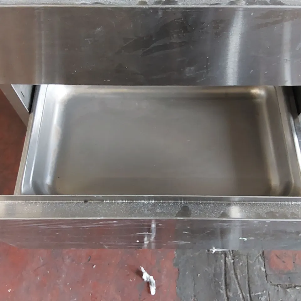 VIZU STAINLESS STEEL FAST SERVE CHIP DUMP WITH WIDE CUP 3 MODULE