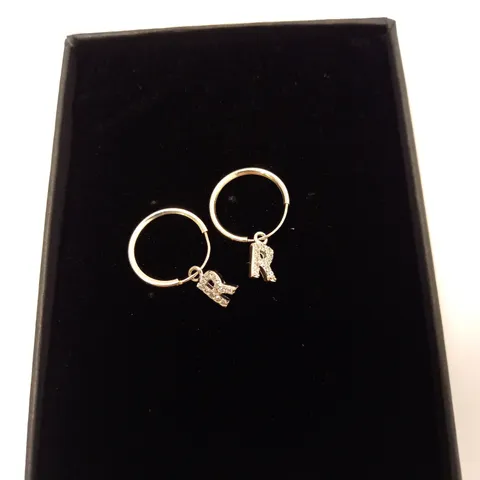 STERLING SILVER PERSONALISED INITIAL 14MM 