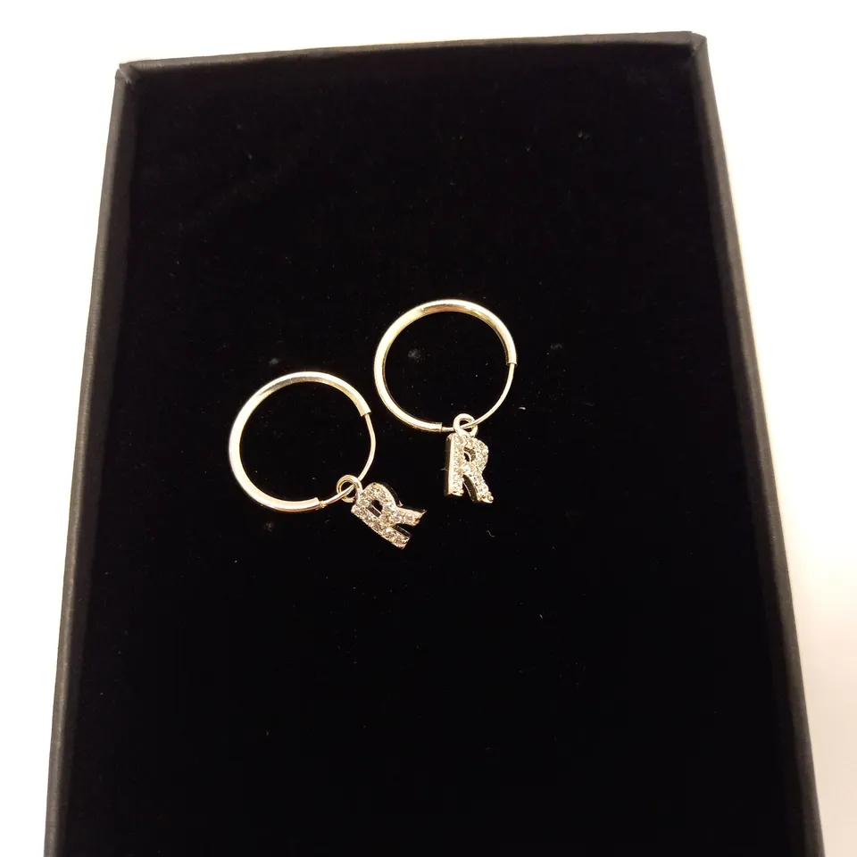STERLING SILVER PERSONALISED INITIAL 14MM  RRP £21