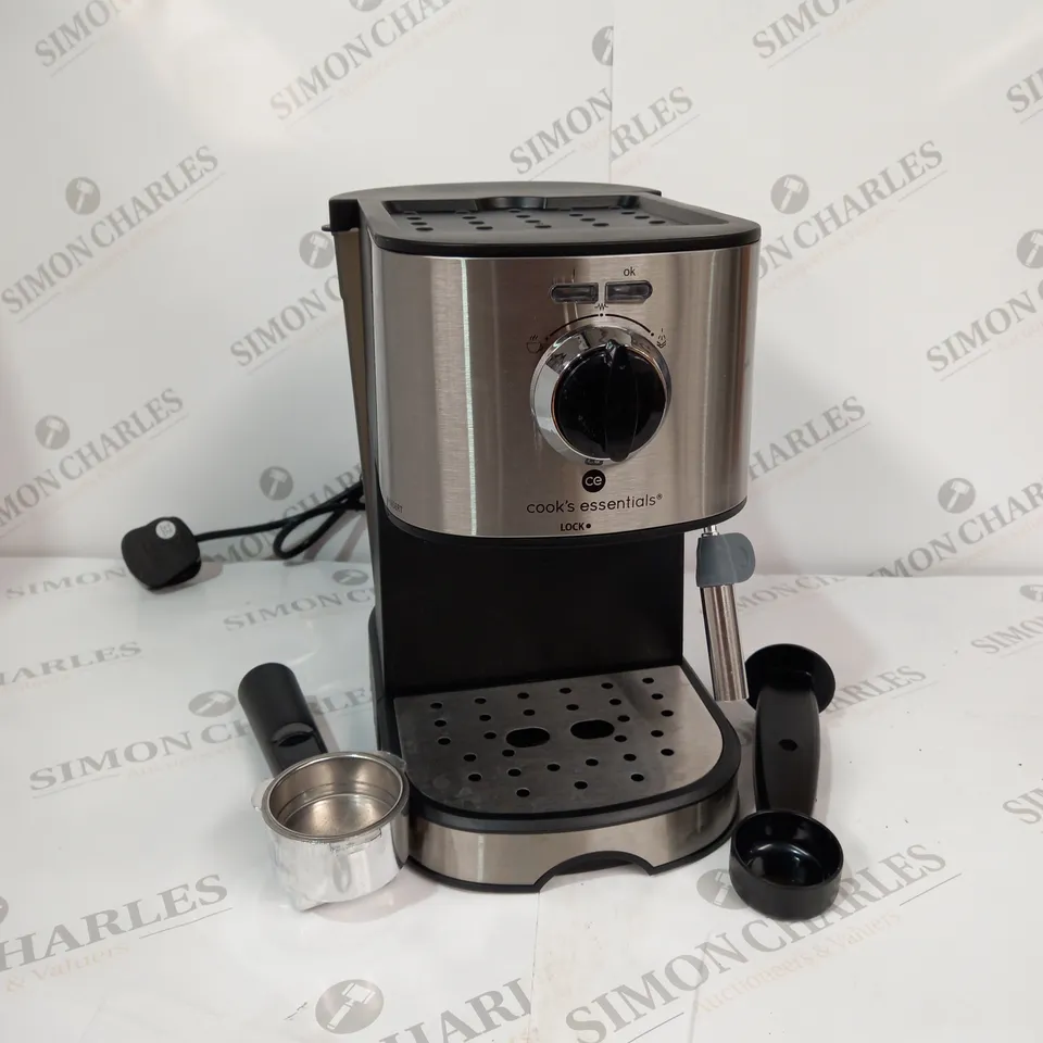 COOK'S ESSENTIALS PUMP ESPRESSO COFFEE MACHINE