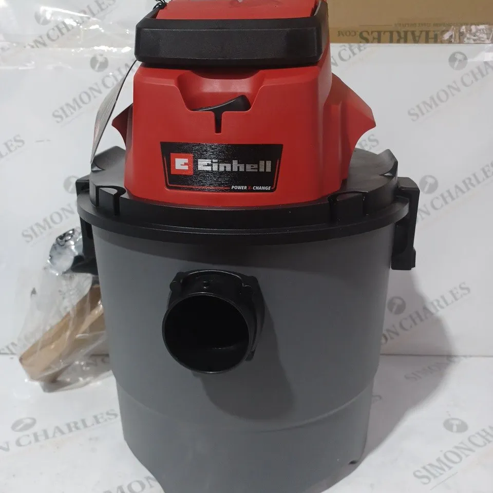 BOXED EINHELL CORDLESS WET AND DRY VACUUM CLEANER
