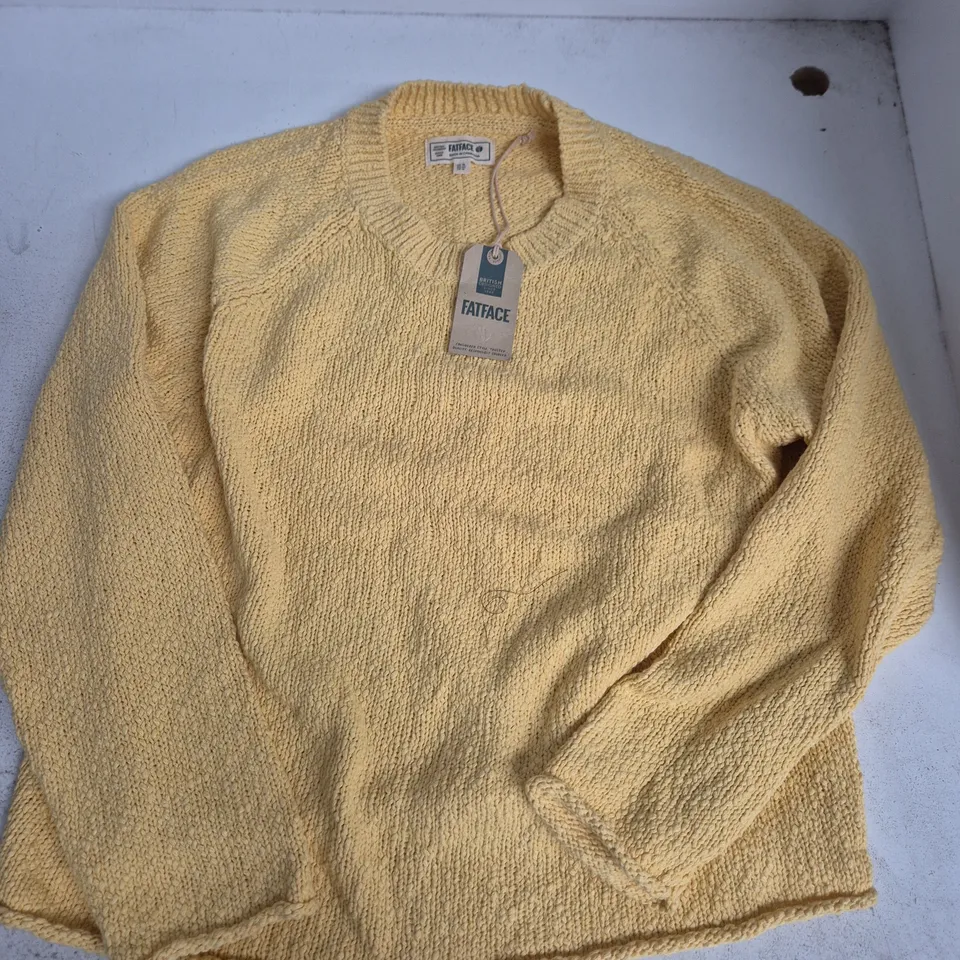 FATFACE KNIT SWEATER – BEIGE, UK 16 (EU 44, US 12)
