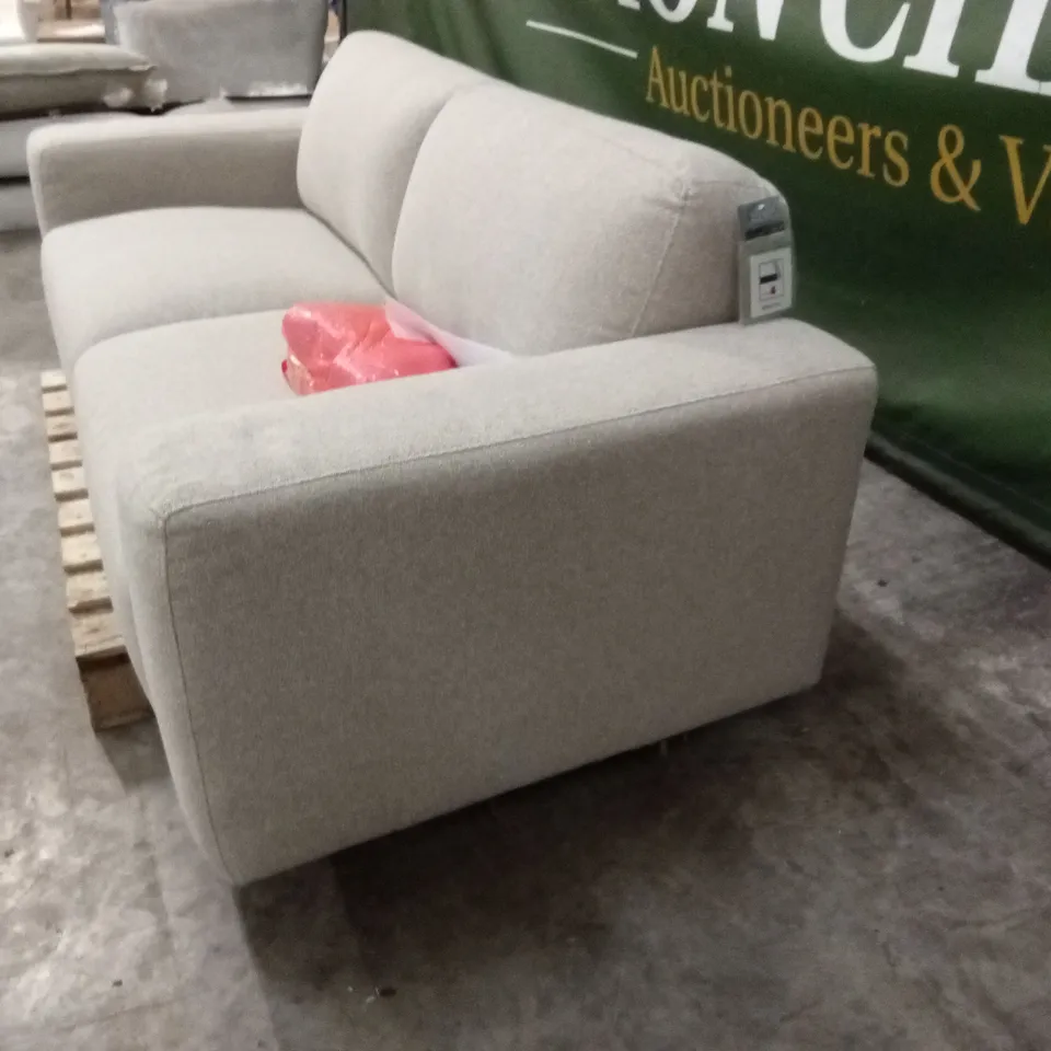 CORTES 3 SEATER FABRIC SOFA - NATURAL RRP £799