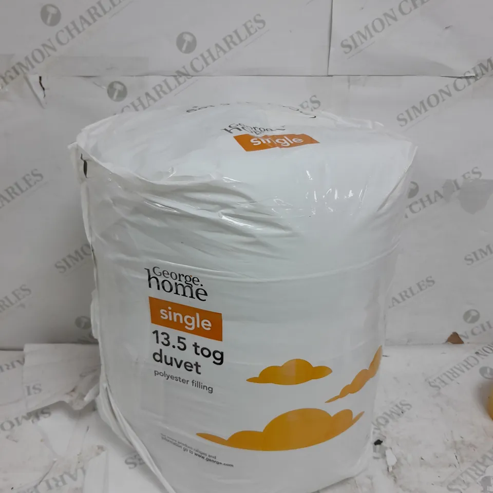 GEORGE HOME SINGLE DUVET 13.5 TOG 