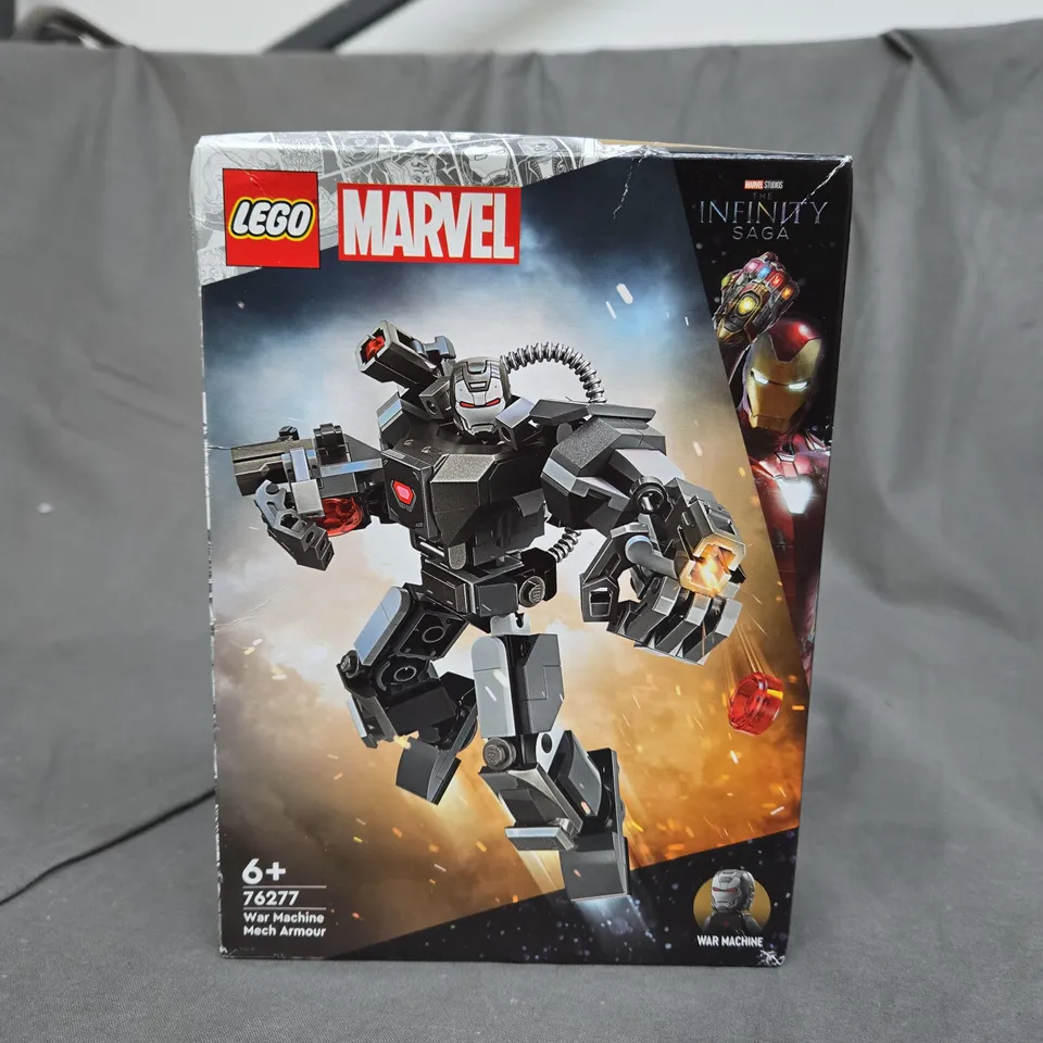 BOXED LEGO SUPER HEREOS WAR MACHINE MECH ARMOUR BUILDING TOY SET 76277 RRP £12.99