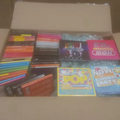 BOX OF APPROX 55 BRAND NEW MUSIC CDS TO INCLUDE;