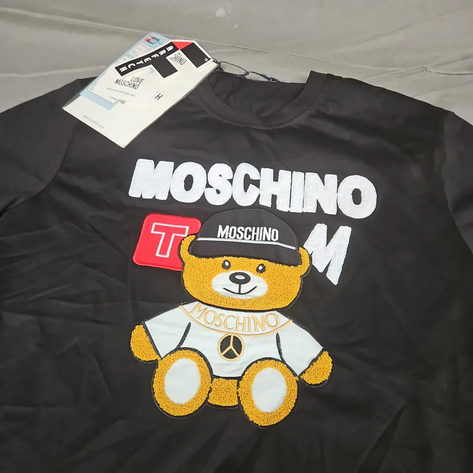 MOSCHINO TEDDY BEAR GRAPHIC TEE - SIZE M
