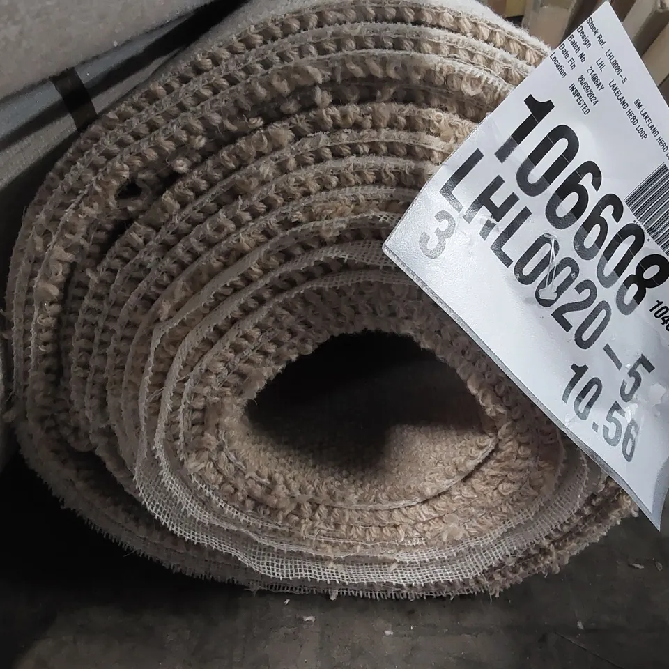 ROLL OF QUALITY LAKELAND HERD LOOP CARPET - APPROXIMATELY 5 x 10.56m