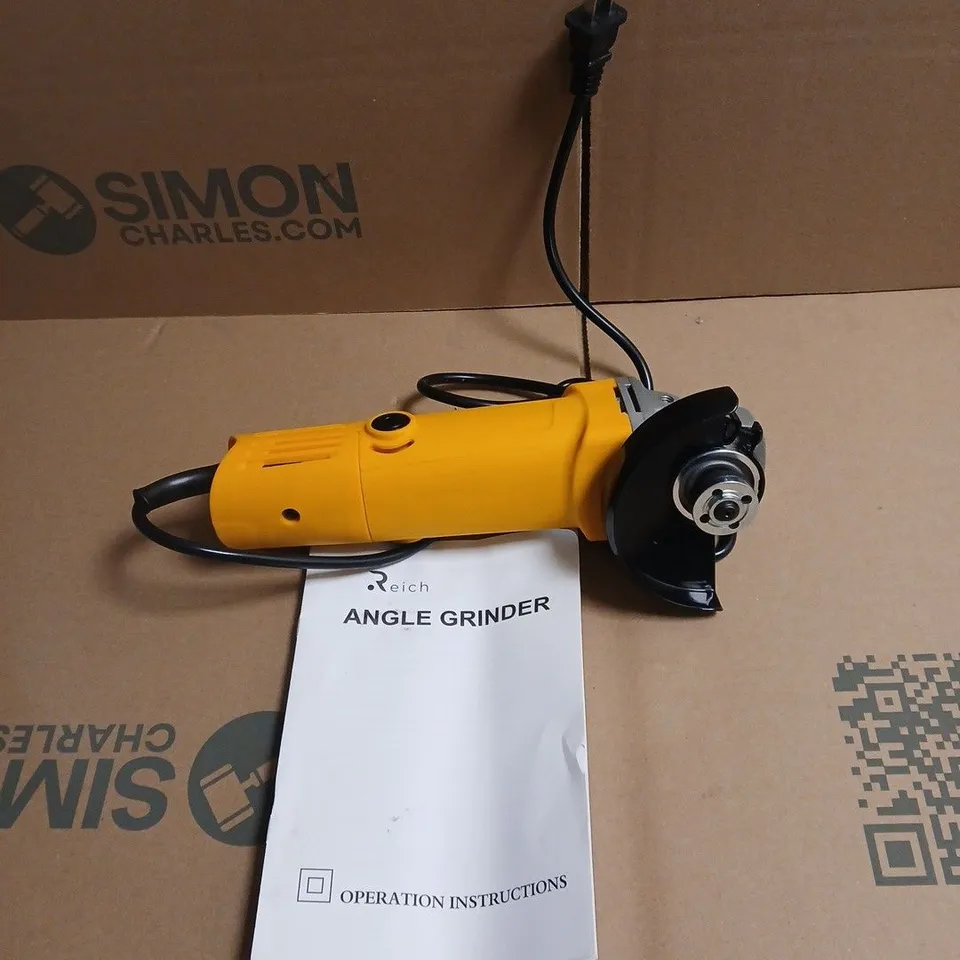 REICH ANGLE GRINDER WITH INSTRUCTIONS BOXED