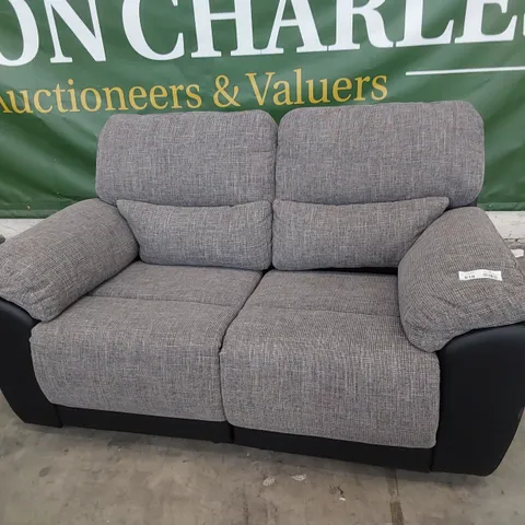 DESIGNER CHAISE SOFA LIGHT GREY JUMBO CHORD 