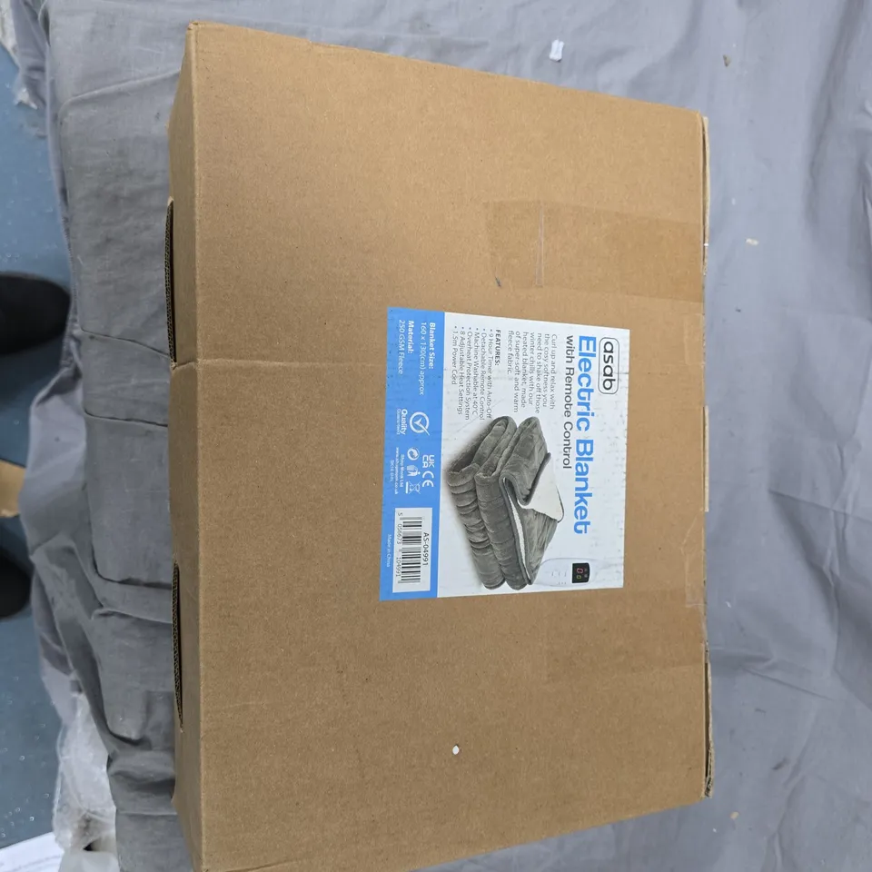 ELECTRIC BLANKET WITH REMOTE CONTROL – BOXED