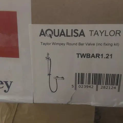 BOXED AQUALISA TAYLOR WIMPEY ROUND BAR VALVE 
