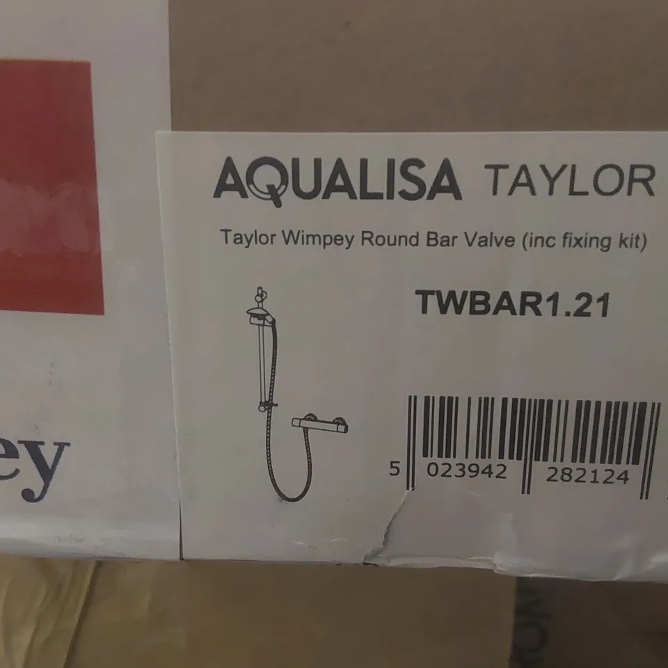 BOXED AQUALISA TAYLOR WIMPEY ROUND BAR VALVE 