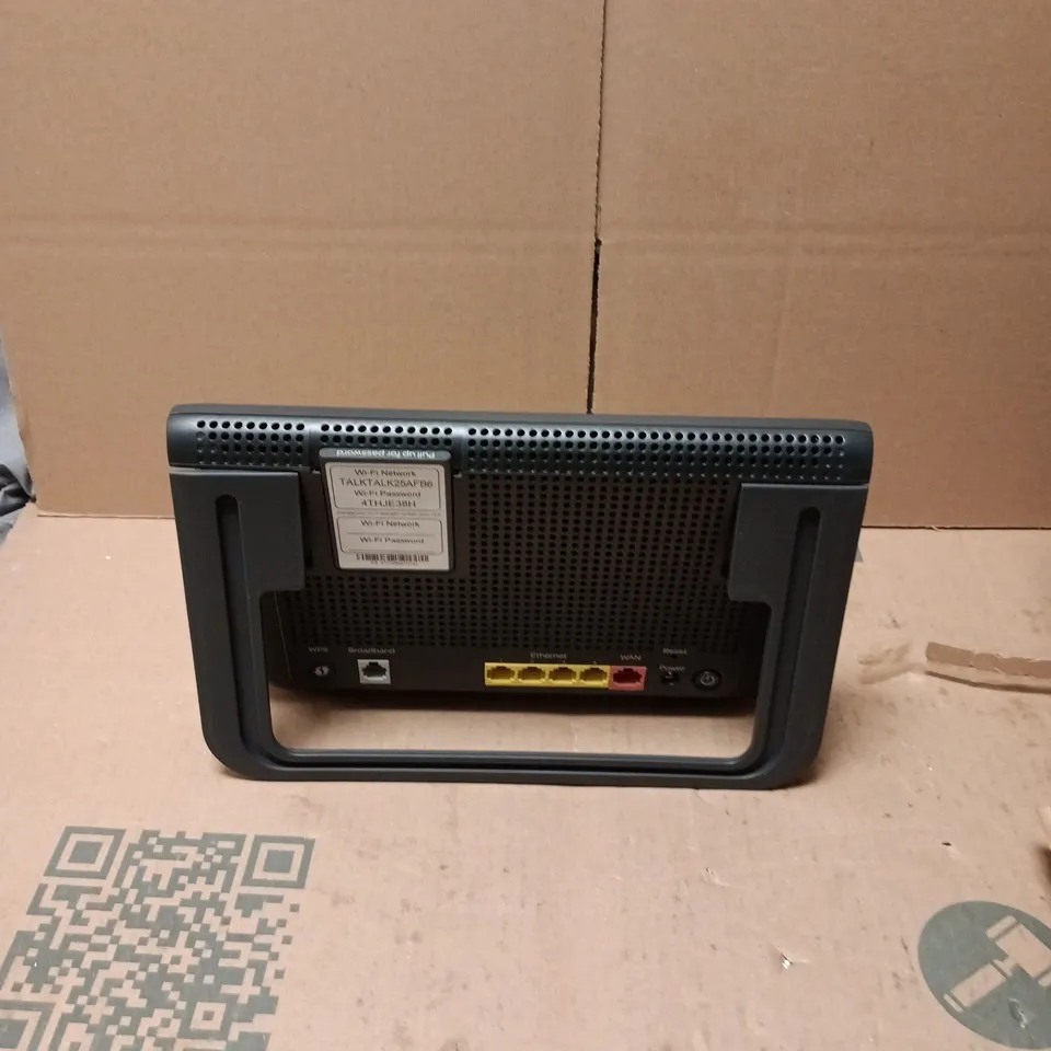 TALK TALK BLACK WIRELESS BROADBAND ROUTER – 4-PORT ETHERNET (BOXED)