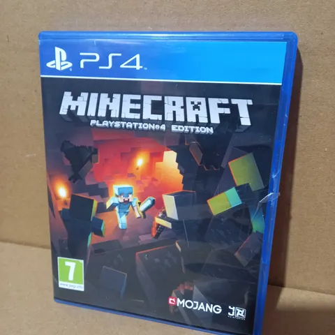PLAYSTATION 4 MINECRAFT VIDEO GAME