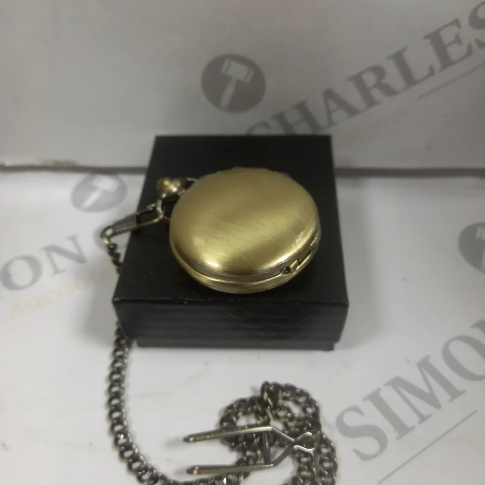 MENS EDISON POCKET WATCH WITH CHAIN