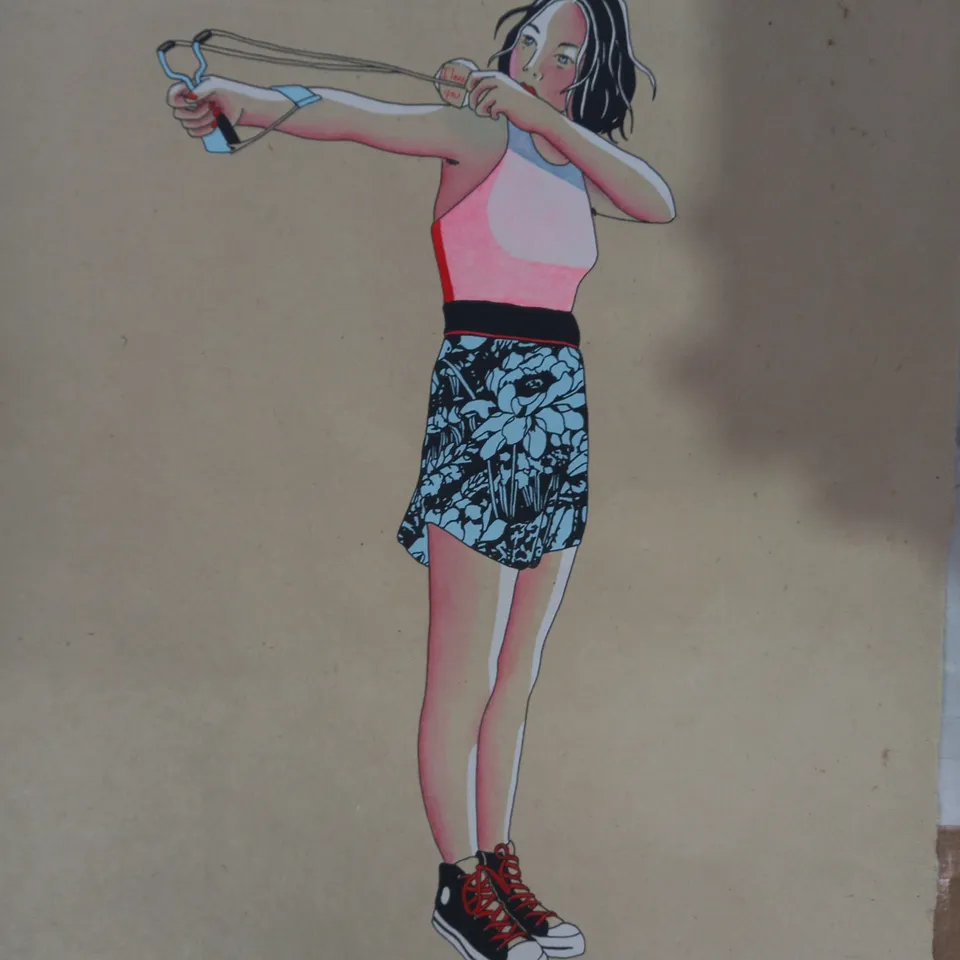 LOT OF 2 DELPHINE LEBOURGEOIS SIGNED LIMITED EDITION ART PRINTS (3/25)