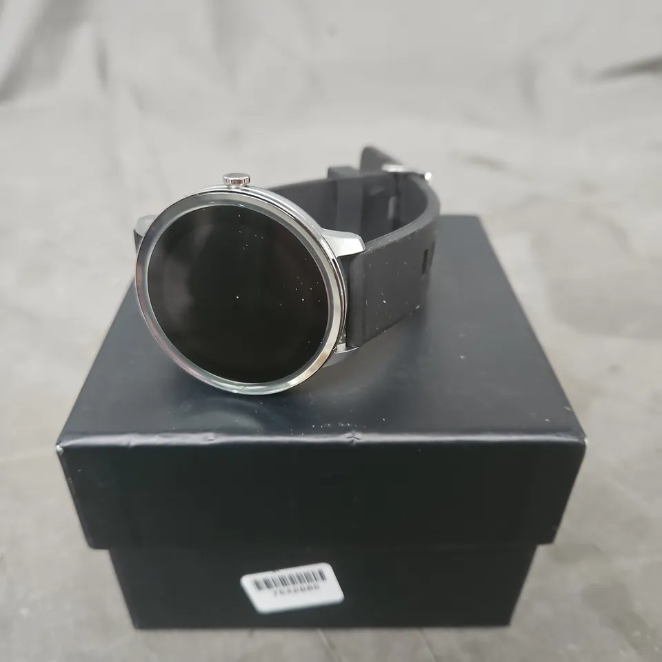 BEN SHERMAN SMART WATCH - BLACK ROUND DIAL, BLACK STRAP