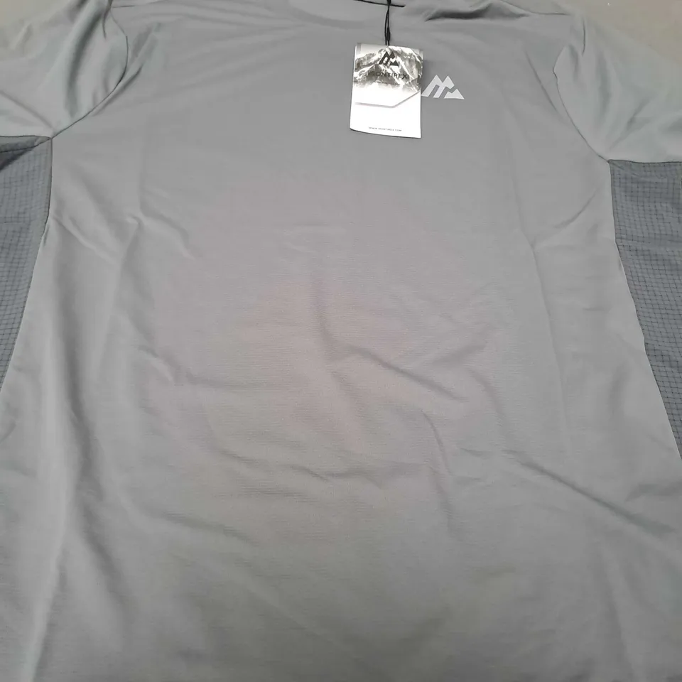MONTIREX LIGHT GREYMTX TRAIL 2.0 TEE IN CEMENT GREY - LARGE