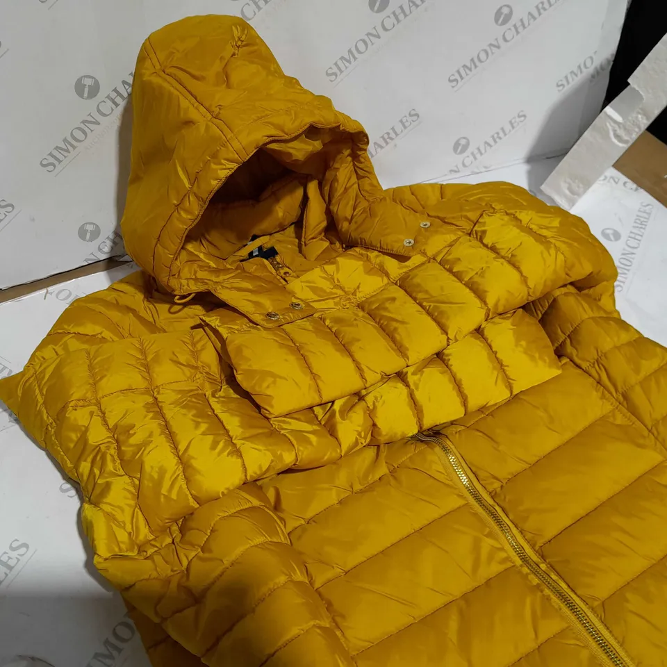 JOULES A WARMER WELCOME JACKET YELLOW SIZE 26