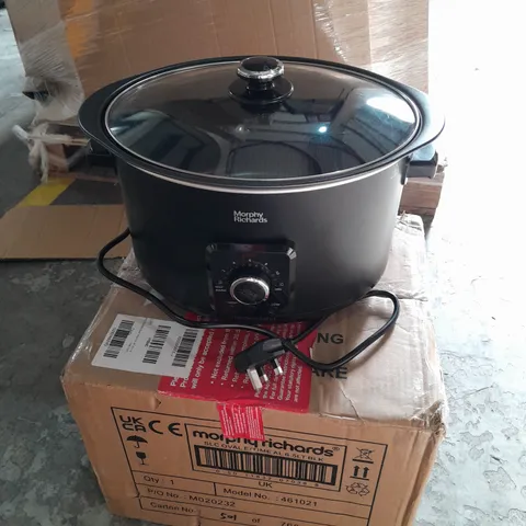 MORPHY RICHARDS EASY TIME 6.5L 461021 SLOW COOKER - BLACK