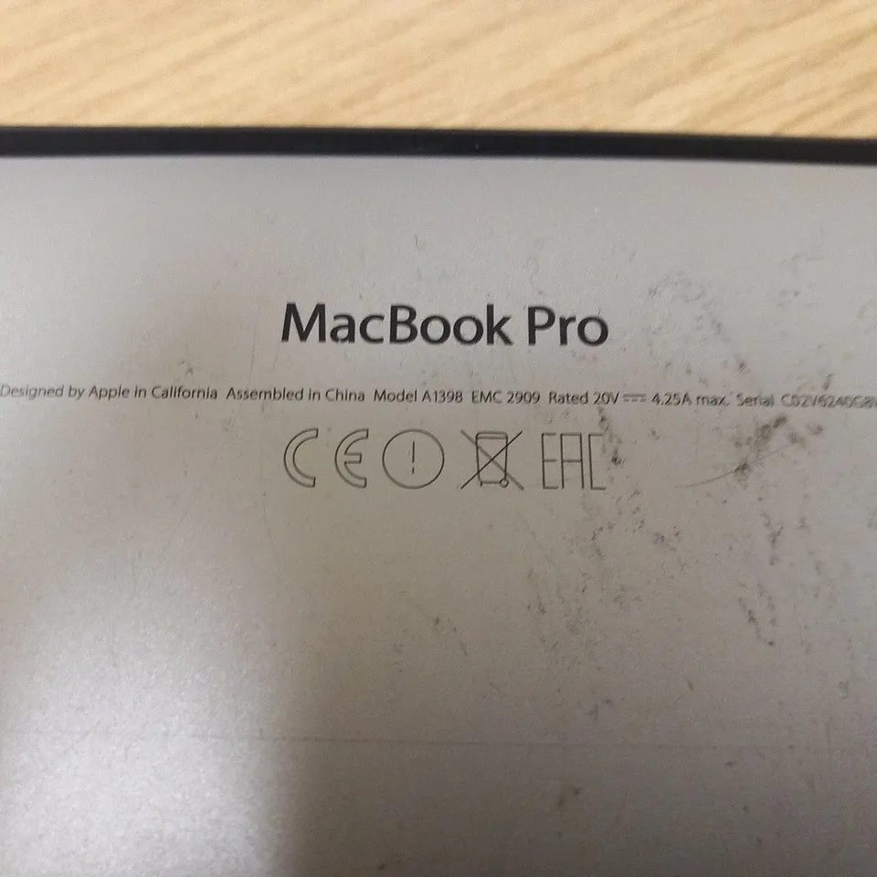 APPLE MACBOOK PRO (A1398 MID 2014)