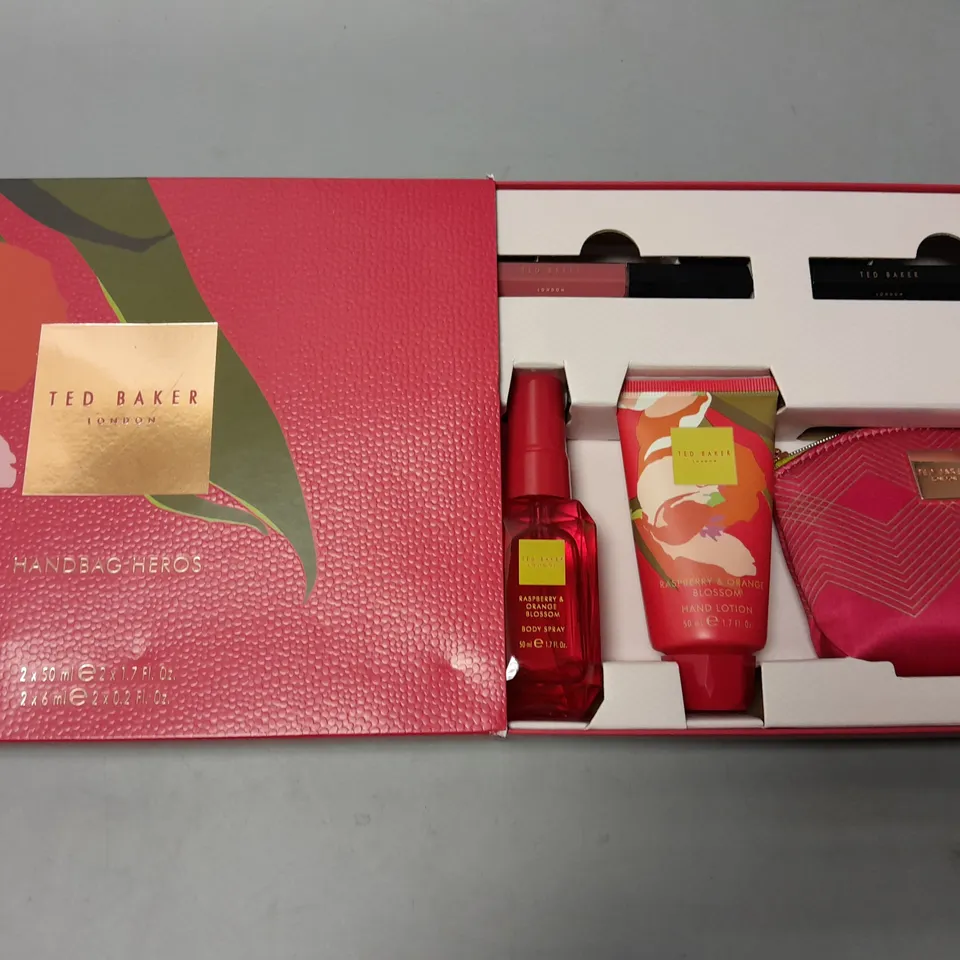 BOXED TED BAKER HANDBAG HEROS GIFT SET