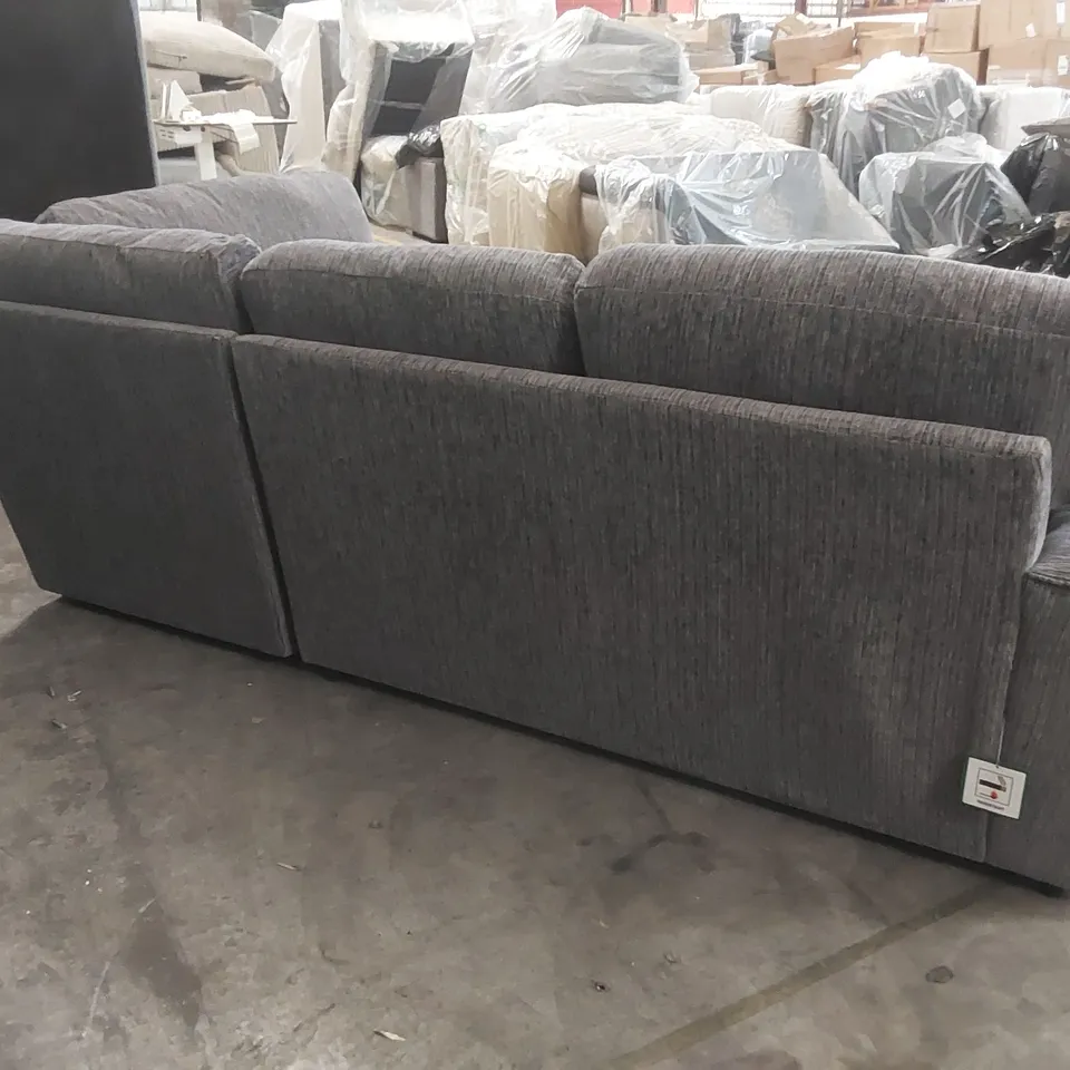 QUALITY DESIGNER MINC FABRIC CORNER CHAISE SOFA