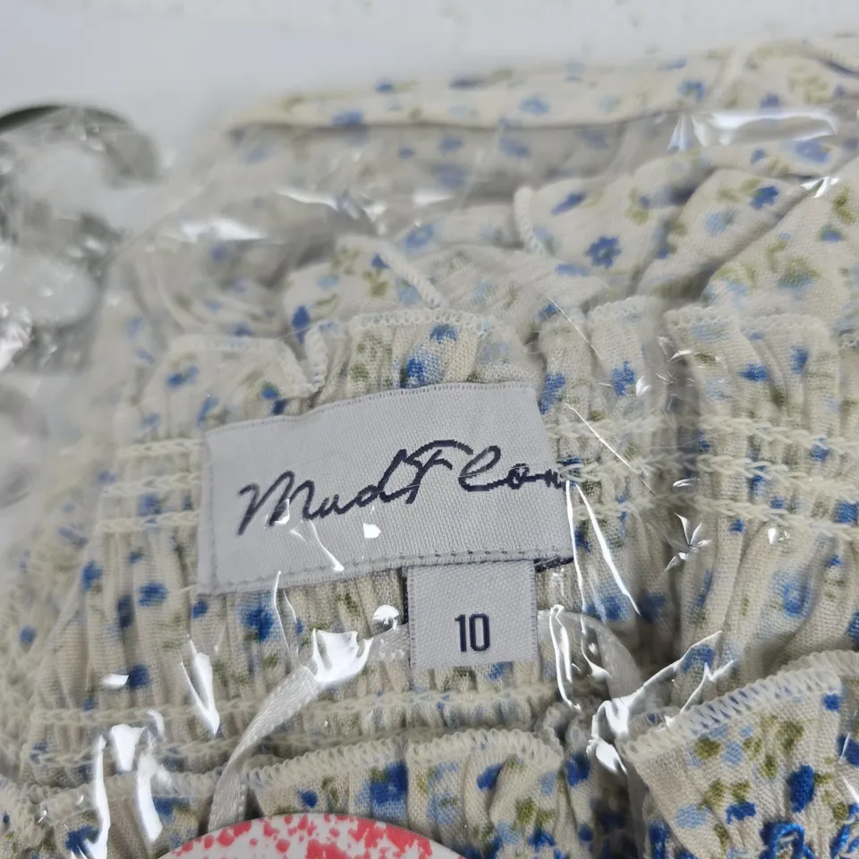 MUDFLOWER FLORAL SMOCKED DRESS – UK SIZE 10