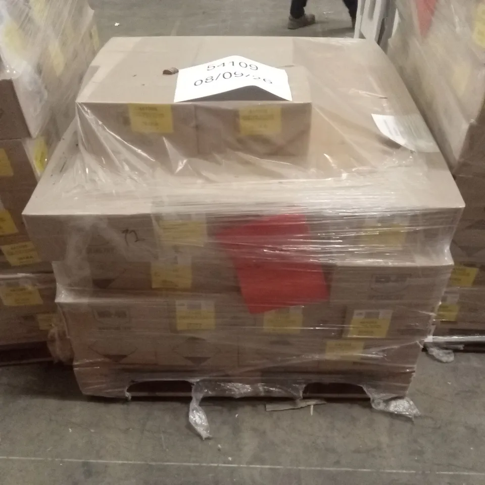 PALLET TO CONTAIN APPROXIMATELY 72 BOXES OF WD-40 HIGH PERFORMANCE SILICONE LUBRICANT ARESOL, 50ml PER BOTTLE - SAMPLES // APPROX 30 BOTTLES PER BOX