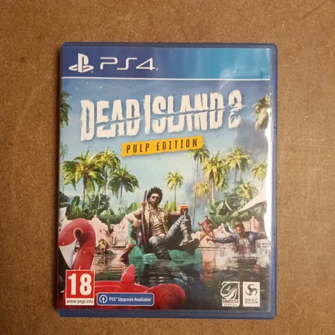 DEAD ISLAND 2 PULP EDITION PLAYSTATION 4 VIDEO GAME