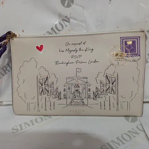 RADLEY LONDON THE CORONATION MEDIUM ZIPTOP LEATHER WRISTLET