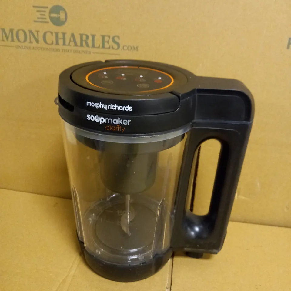MORPHY RICHARDS CLARITY SOUP MAKER