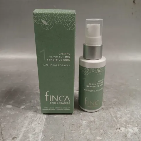 BOXED FINCA SKIN ORGANICS CALMING SERUM 1 FOR SENSITIVE SKIN 50ML