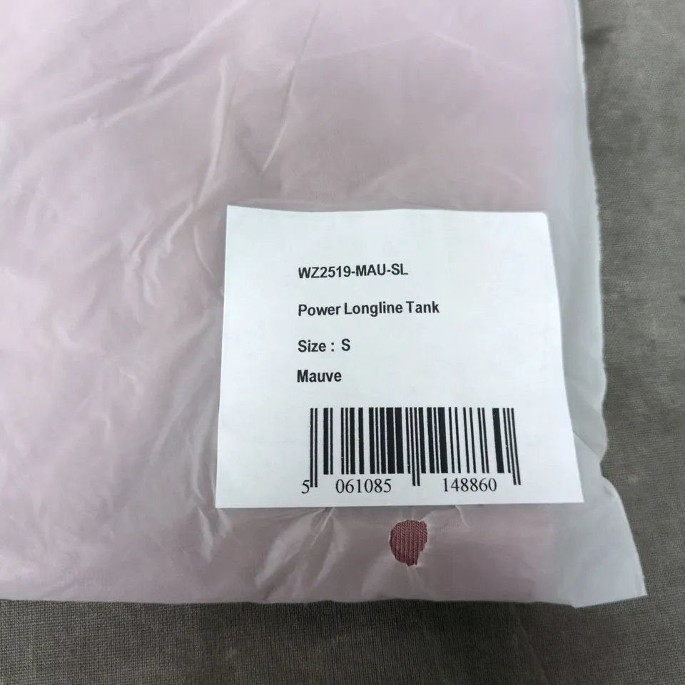 POWER LONGLINE TANK – MAUVE, UK SIZE S
