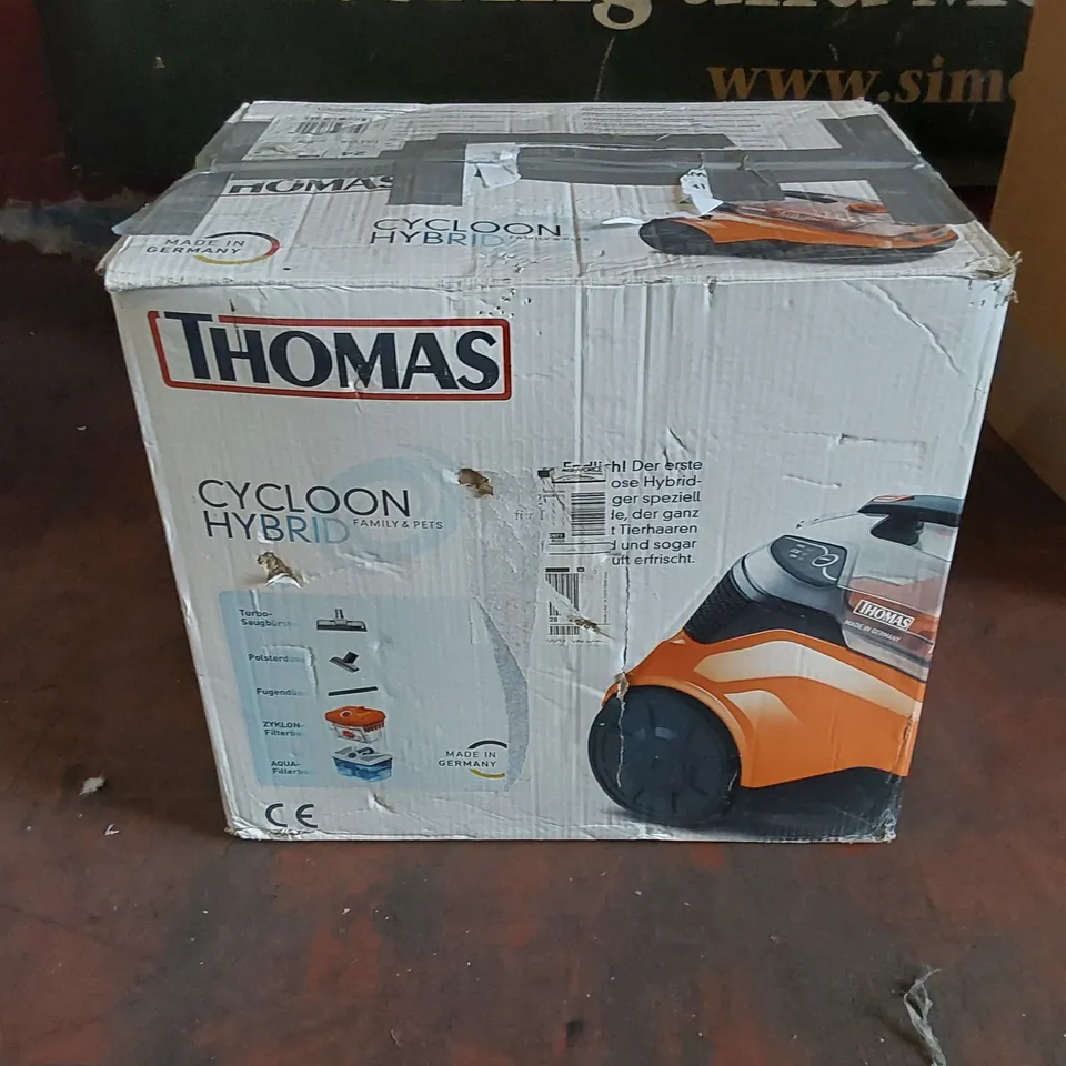 BOXED THOMAS CYCLOON HYBRID FAMILY & PETS VACUUM CLEANER