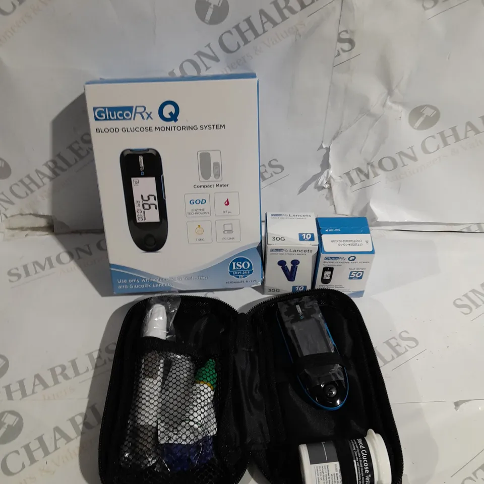 GLUCO RX Q BLOOD GLUCOSE MONITORING SYSTEM