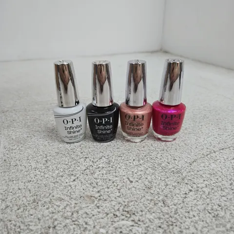OPI INFINITE SHINE GEL-LIKE LACQUER NAIL POLISH – 4 X ASSORTED COLOURS 15ML 