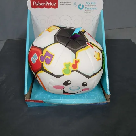 FISHER-PRICE SINGIN' SOCCER BALL – MUSICAL BABY TOY, 6–36 MONTHS, IN BOX