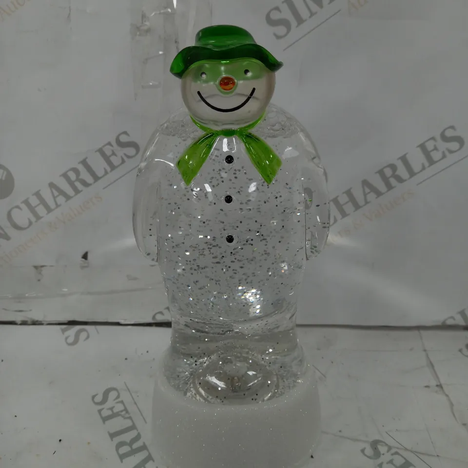 BOXED THE SNOWMAN AND THE SNOWDOG WATER FIGURE