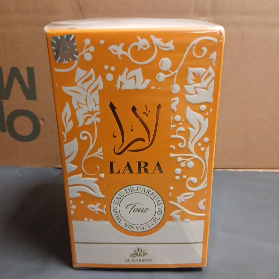 BOXED AND SEALED LARA AL QARIRAH EAU DE PARFUM 100ML